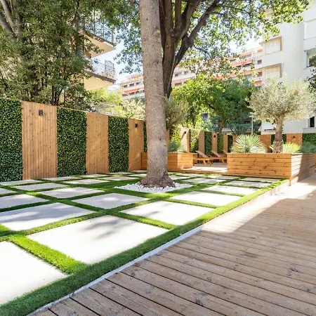 3bdr Cocoon In Martinez Avec Jardin Prive & Design Contemporain A 3 Min De La Croisette アパート