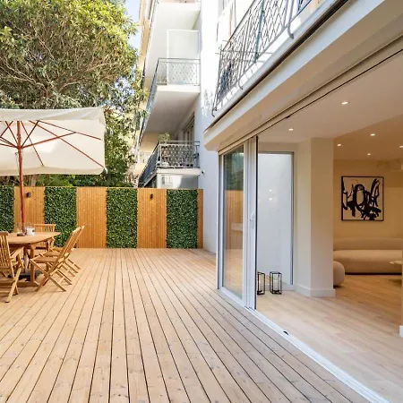 アパート 3bdr Cocoon In Martinez Avec Jardin Prive & Design Contemporain A 3 Min De La Croisette カンヌ
