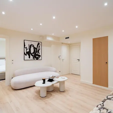 3bdr Cocoon In Martinez Avec Jardin Privé&design Contemporain à 5 Min De La Croisette Appartement Cannes